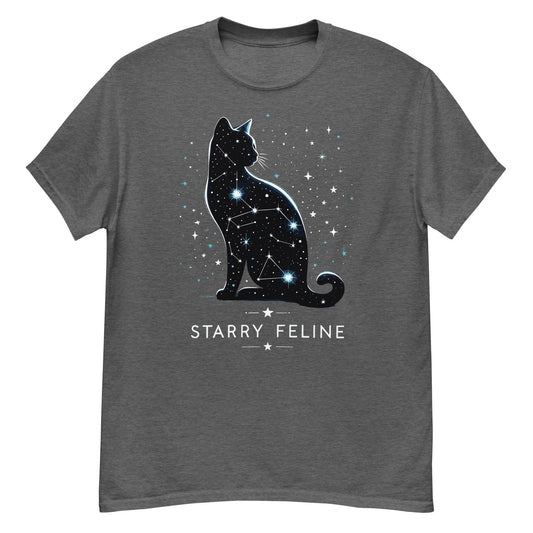"Constellation Purrfection - Starry Feline Tee"