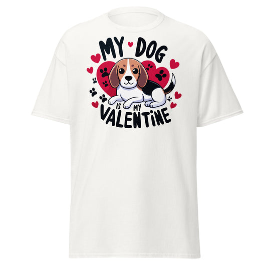 "Beagle Budding Romance - Canine Cupid Valentine's Tee"